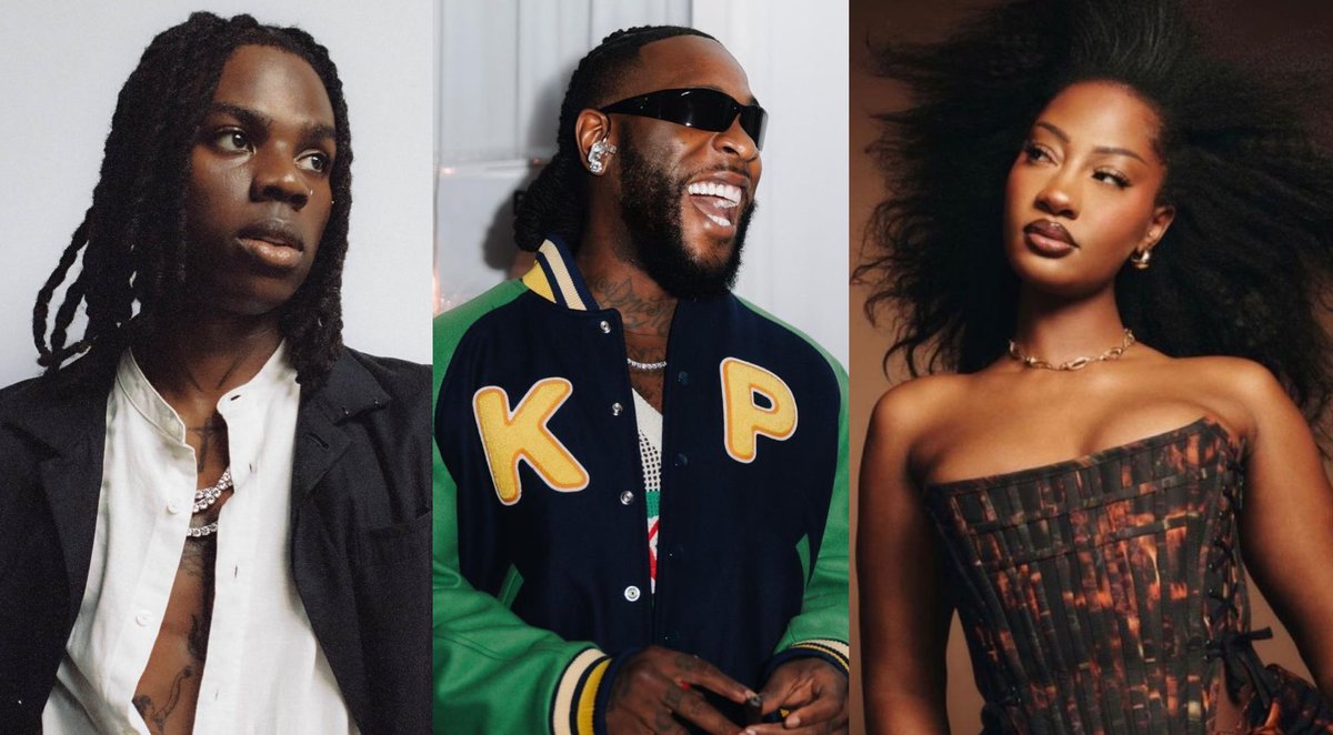 thedebuthub's tweet image. 🚨 Nigerian artists charting on the Billboard Hot 100 this week 🇳🇬

#29 — Rema (Secondhand w/ Don Toliver)
#32 — Burna Boy (wgft w/ Gunna)
#91 —  Tems (Raindance w/ Dave)
#93 —  Tems (What You Need)