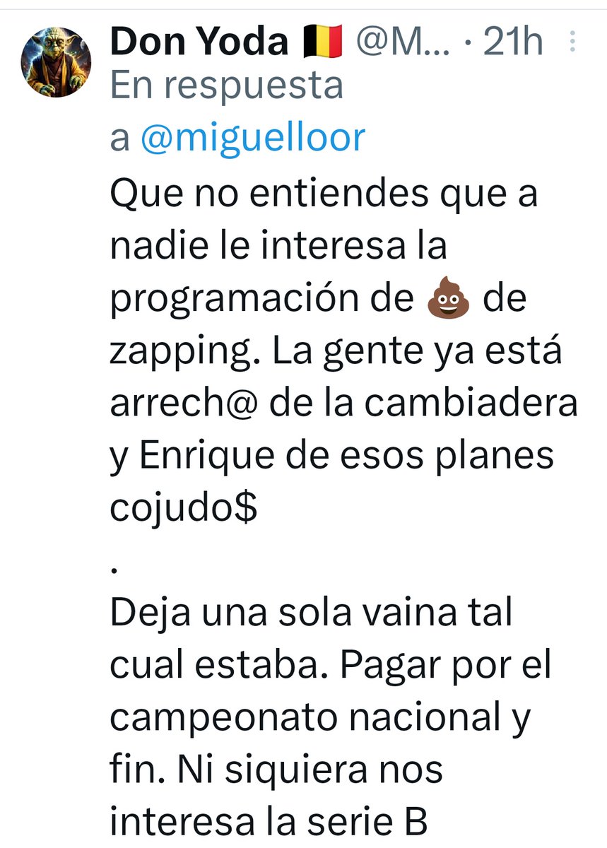 El balance real es la gente mandándote a la verga, calvo miserable