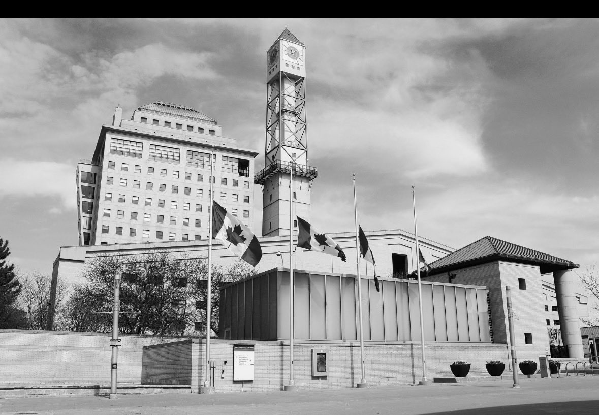 Chris_Fonseca3's tweet image. Flags at #Mississauga City Hall will fly at half-mast today in honour of the lives lost in the B.C. community of Tumbler Ridge yesterday. Our deepest condolences are with the victims’ families and community.