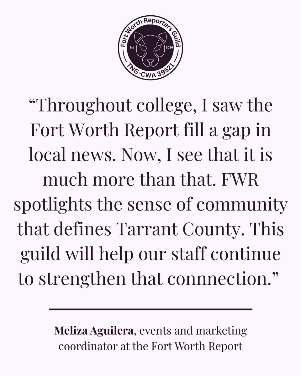 Fort Worth Reporters Guild tweet media