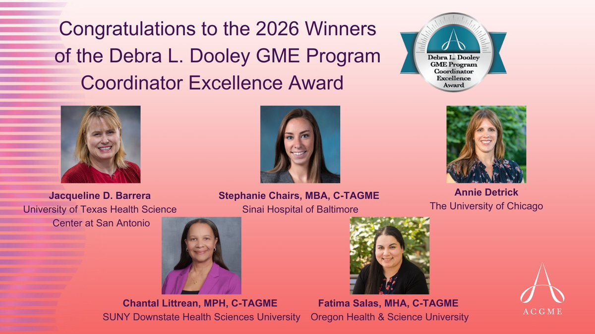 ACGME tweet media