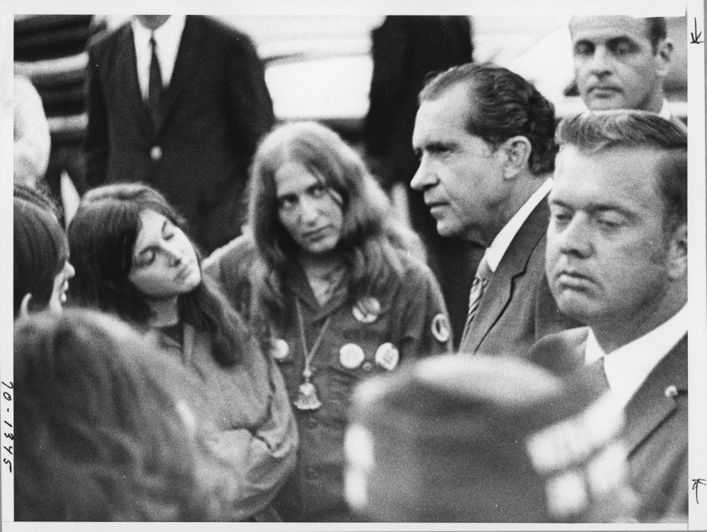 <a href="/DrewPavlou/">Drew Pavlou 🇦🇺🇺🇸🇺🇦🇹🇼</a> <a href="/real_Stephanie/">Stephanie 🇺🇸</a> There was a side of President Richard Nixon a lot of people don’t know about. One morning in spring of 1970, he went to the  Lincoln Memorial around 4am where some anti-Vietnam protesters were gathered for a protest. He wanted to speak with them personally and hear what they had