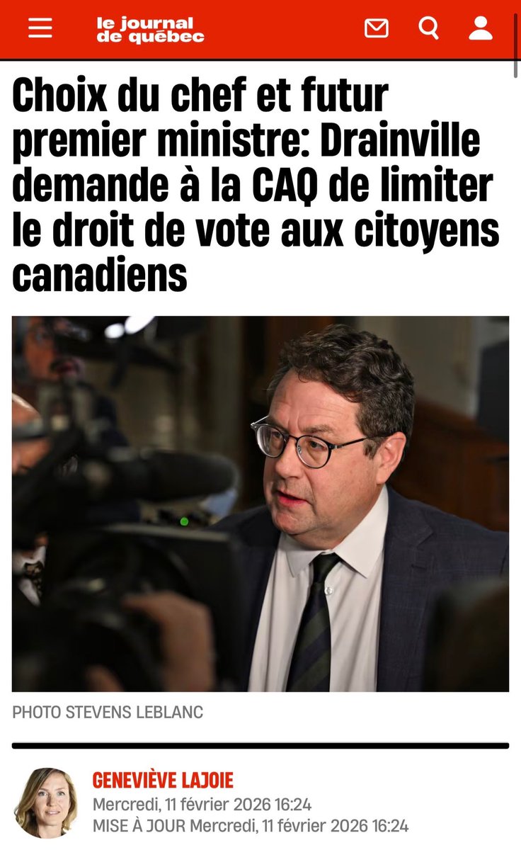 Bernard Drainville tweet media