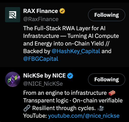 KrugTriumph's tweet photo. @RaxFinance @NICE_NicKSe 0x18FFEBd798e8F548E9FAD7B5bBEE70771e1a8e8E

good luck! https://t.co/oouCeXcnod