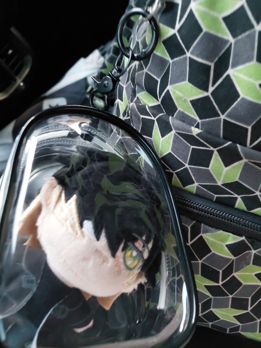 Im taking him to the psych ward with me!!! I hope they let him in :3