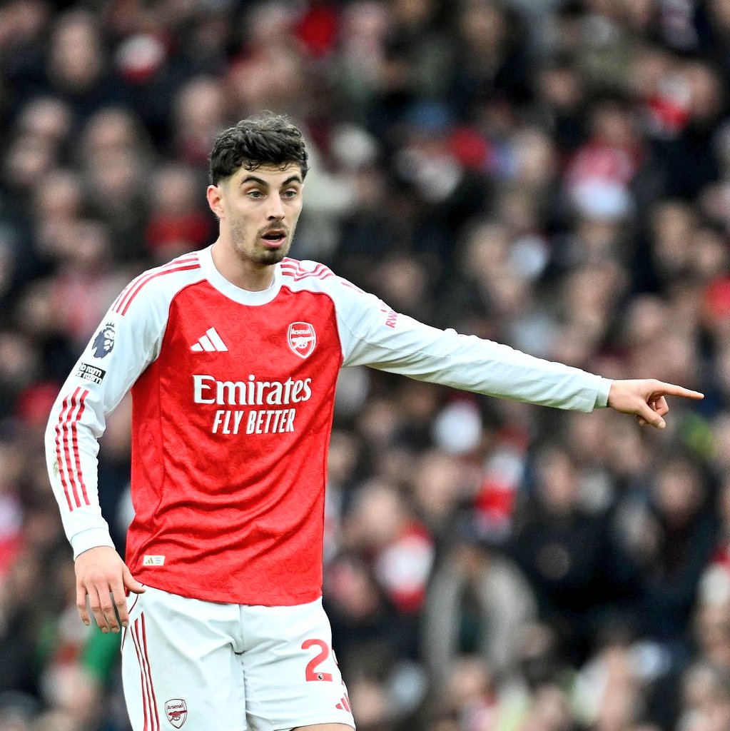 Kai Havertz (26) akan absen untuk di empat pertandingan Arsenal berikutnya usai mengalami cedera otot kaki.

- Brentford (A)
- Wigan (H)
- Wolves (A)
- Tottenham (A)

Diharapkan cedera sang pemain tidak terlalu serius.

📰: <a href="/David_Ornstein/">David Ornstein</a>