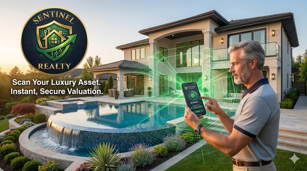 SentinelRealty's tweet image. From the pool deck to your portfolio in seconds. 💧
Scan, value, and secure your high-value property instantly with Sentinel Realty. The new standard for luxury asset management.
#PropTech #MillionDollarListing #Edmonton#SentinelRealty