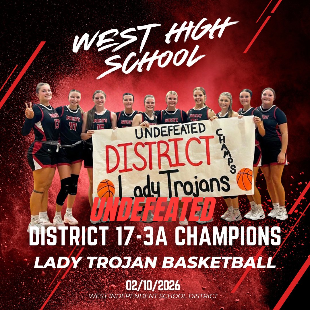 WestISD's tweet photo. Playoffs... here we come! #WestIsBest #UndefeatedDistrictChamps https://t.co/MBqZqcowHw