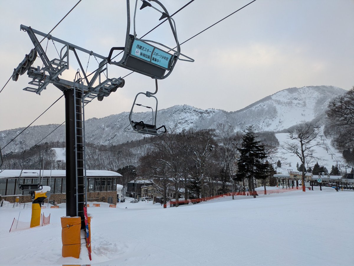 take_781's tweet photo. 昨日はスキーの後で、上の台ゲレンデ近くで宿泊しました。 https://t.co/7Iu71JtQVx