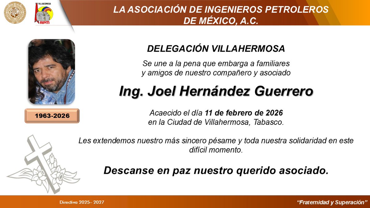 Asociación de Ingenieros Petroleros de México tweet media
