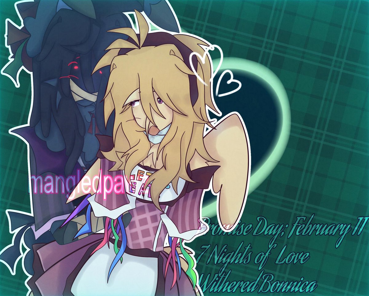 mangledpawz's tweet photo. PROMISE DAY || WITHERED BONNICA || #fyp #foryou #fnaf #art #mangledpawz https://t.co/71N7sTFBN3