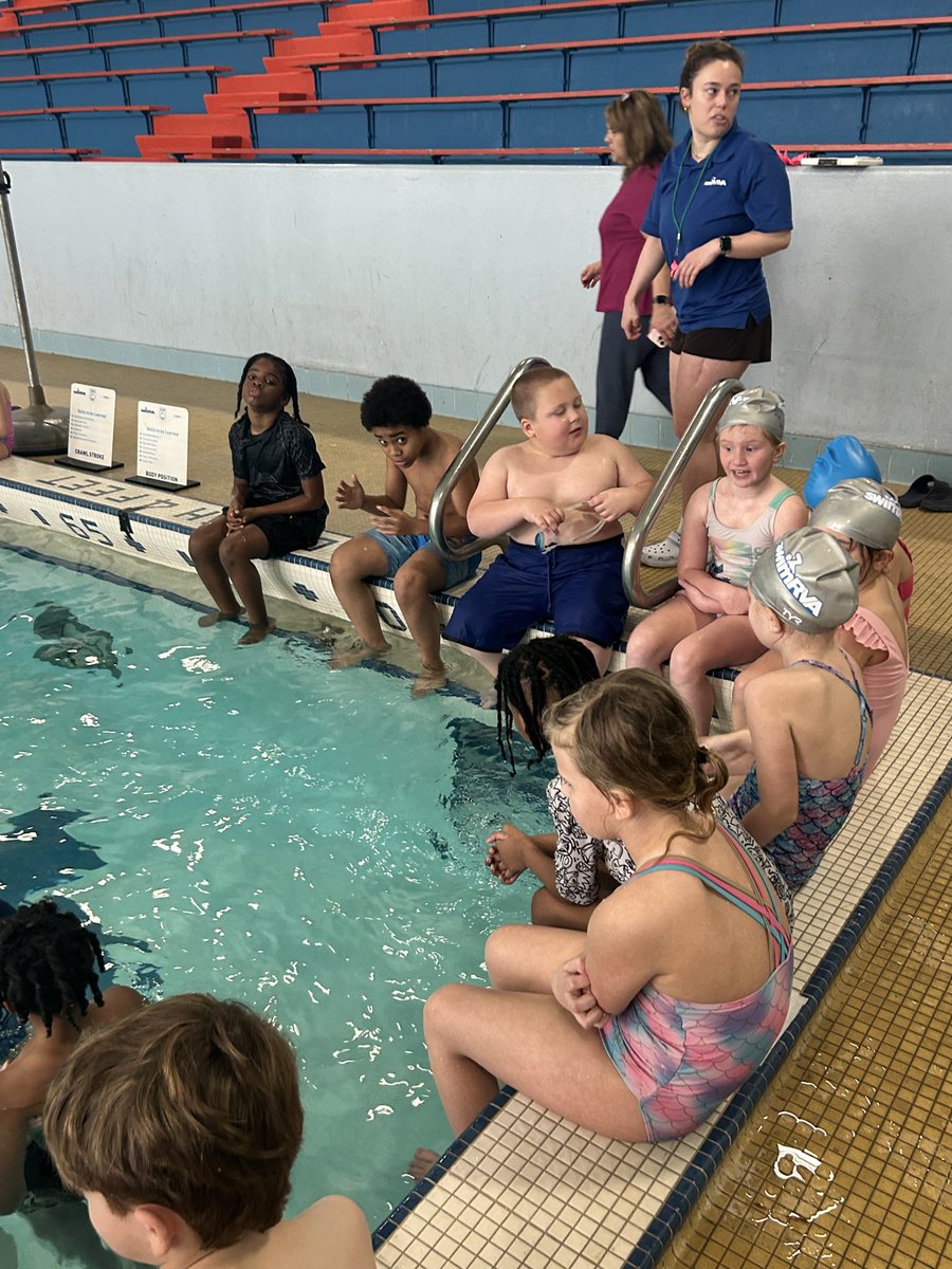 Our Second Grade Tigers made a splash at VSU fo their first swimming lesson through Swim RVA!