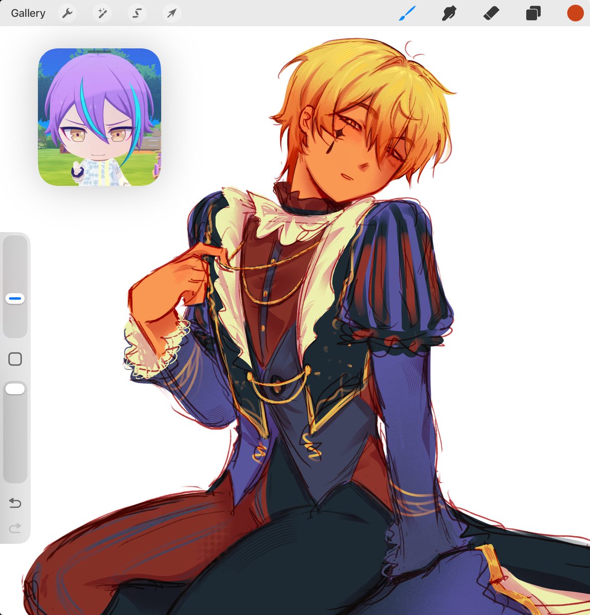 1000_nenikiteru's tweet photo. I don’t wanna become a tsukasa artist but he’s so fun to draw,, #prsk_FA https://t.co/0PUUhyF22K