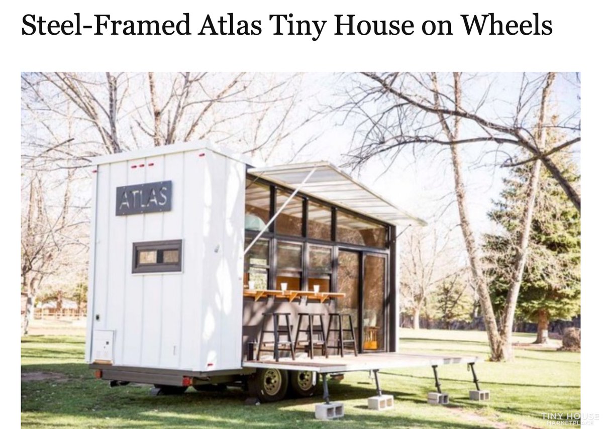 TinyHouseTalk's tweet image. Solar-powered tiny house with a wall of windows. Off-grid capable, modern, and flooded with natural light. #tinyhouse #offgrid
tinyhousetalk.com/atlas-solar-po…