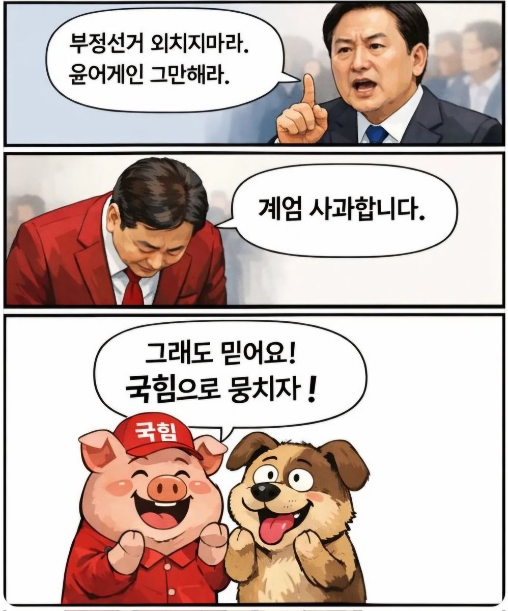 현재 국힘 가두리 상황 요약