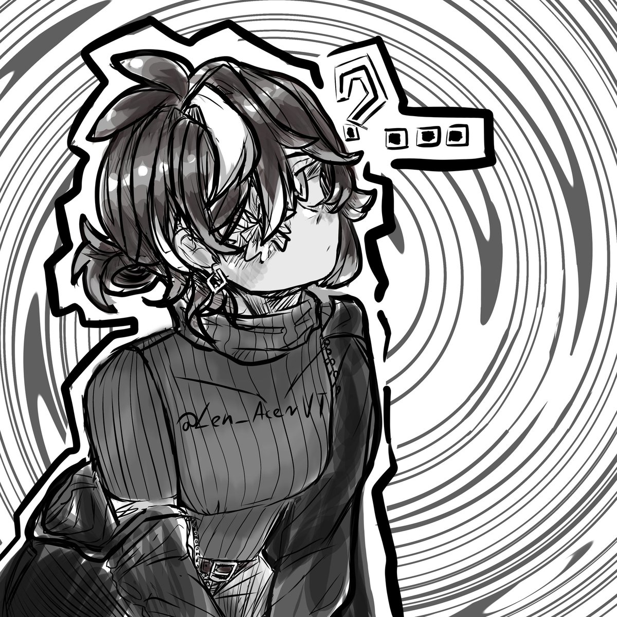 Len_AcerVT's tweet photo. Made a sketch today! 🔳
#AnimeStyle #Vtuberart  #sketch  #digitalart https://t.co/MewpcTe2QM