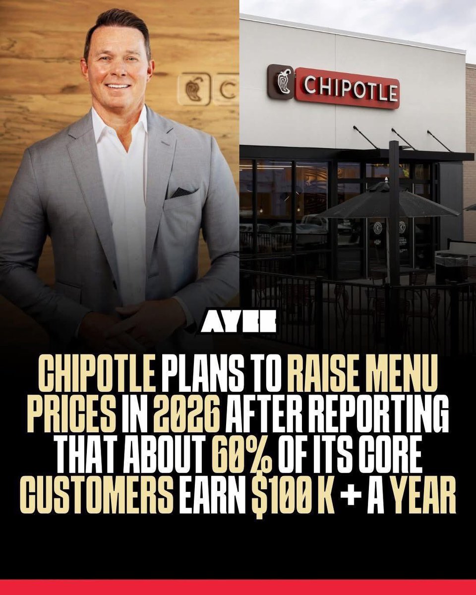 CTG3TDABAG's tweet image. Now why in the world would Chipotle be worried about how much EYE make? Doing too much #chipotle