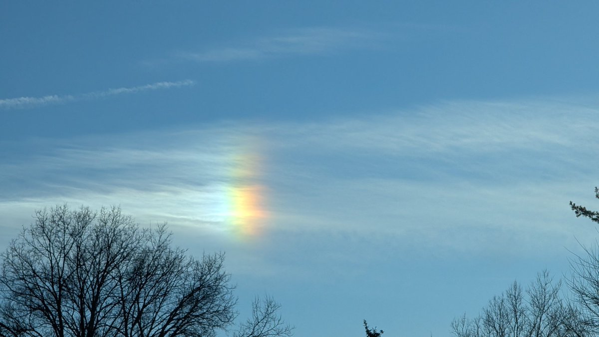 Sun Dog over Oxford, Ohio