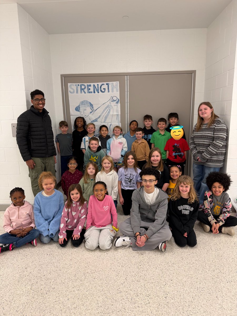 my favorite partnership of the year💛🖤My BSU and CHS AAH teaching about Black historical figures to second graders at MES!! Happy Black History Month <a href="/hilltopspartan/">Montour High School</a> <a href="/carrie_woodard_/">Carrie Woodard, NCC, NCSC</a>
