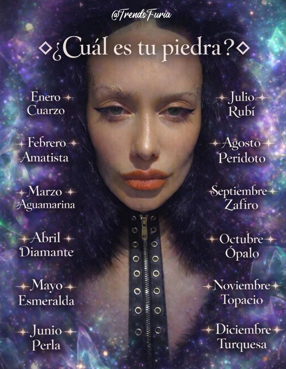 🧿 Ritual rápido

1️⃣ Comentá tu mes
2️⃣ Sumá tu piedra
3️⃣ Agregá el EMOJI de tu Signo Zodiacal

✨ Listo. 
Protección activada

Objetivo:
🗣50 comentarios, RT y MG

#FluoritaByFuriaftMykka