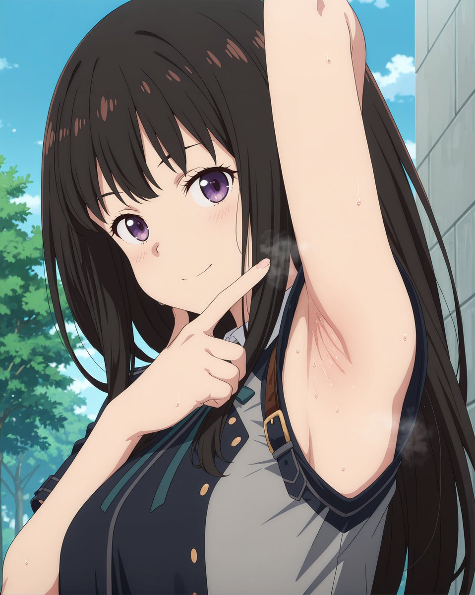yuyu_AI_sub's tweet photo. たきな　脇             
 SFW illustration            
 #AIart #AIイラスト︎ #リコリス・リコイル https://t.co/Mn1d9l1gyg