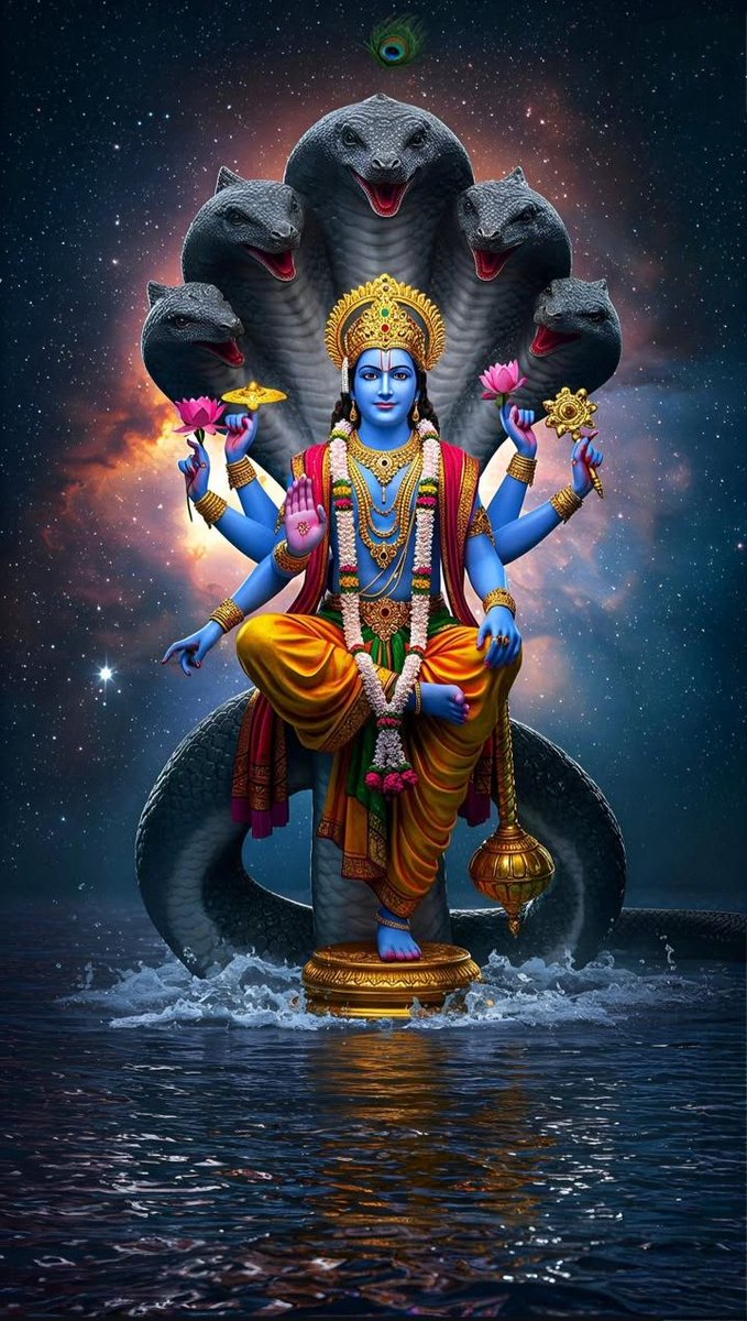 नारायणाय विद्महे। वासुदेवाय धीमहि। तन्नो विष्णुः प्रचोदयात्।।

यह मंत्र भगवान विष्णु को समर्पित है और इसका जाप आमतौर पर ध्यान‚ शांति और समृद्धि के लिए किया जाता है।

जय श्री हरि नारायण 🙏