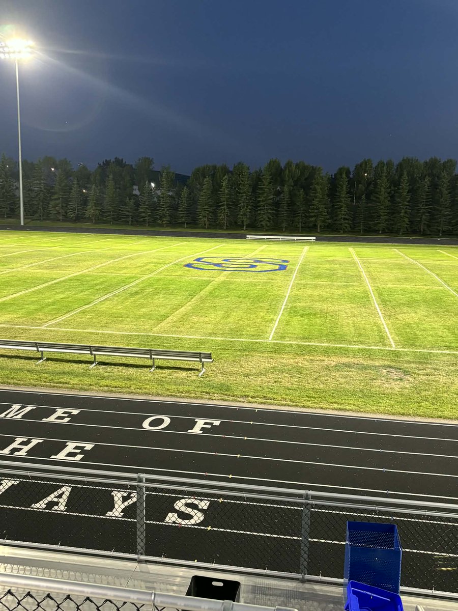 NDFBfields's tweet photo. Today's stop takes us to Lyne Enget Field and home to the Stanley Blue Jays. Lyne Enget was a long time Hall of Fame Coach &amp; AD in Stanley, who passed away in 2015. The Blue Jays were crowned State Champs in '99, '02 &amp; '11. Thanks to Coach Jaxton Lorenz for the pictures! https://t.co/sRmYDMt7gP