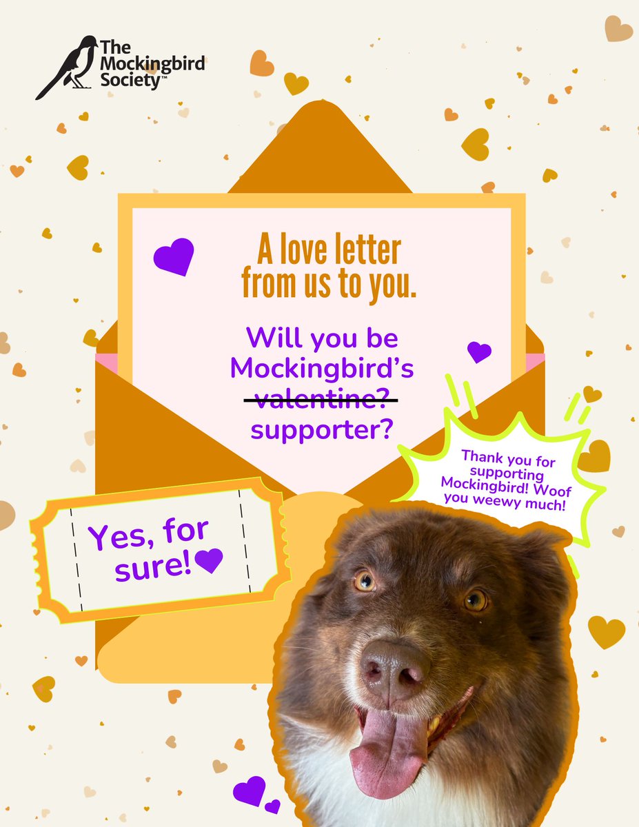 Mb_society's tweet photo. Will you? 💜

Swipe to see how you can support Mockingbird this year and beyond! #MockingbirdSociety #YouthLeadTheWay #TransformFosterCare #EndYouthHomelessness #ValentineDay https://t.co/LUhYIPeUW7