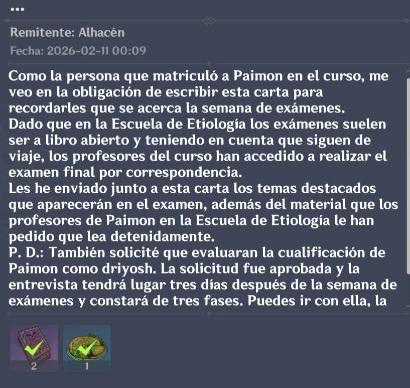 Bardopacotilla's tweet photo. Canónicamente Paimon es universitaria https://t.co/rC7PqwyFwE