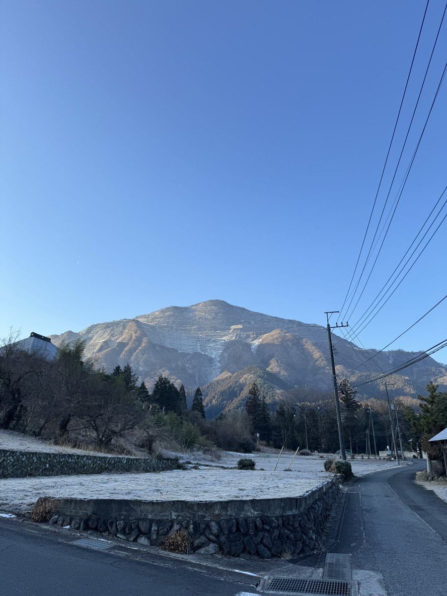 本日の武甲山