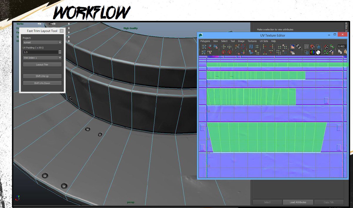 Important but often forgotten/lost video talk on using the Ultimate Trim Texturing Technique.

Using trims and reducing ugly low poly edges.

Great video breakdown: gdcvault.com/play/1022323/T…