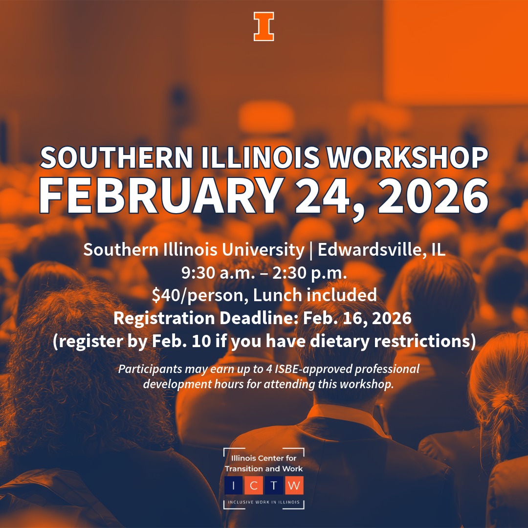 IllinoisICTW's tweet photo. Just 5 days left to register for the Southern workshop in Edwardsville on February 24th! Secure your spot today and register at the link below!

Register: https://t.co/gwSQYv3pB3

#ictw #SpringWorkshop #specialeducation https://t.co/79rm3RsqBh