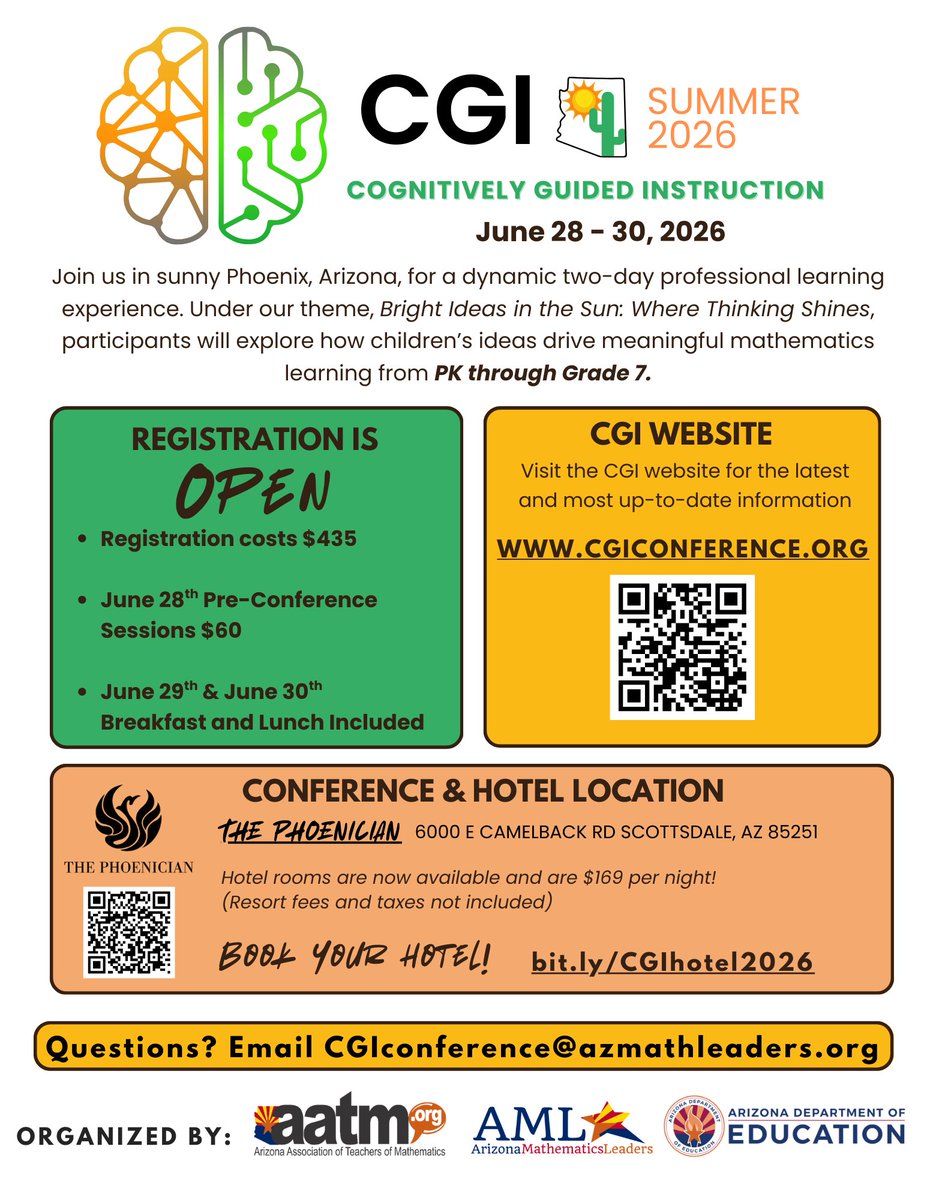 cgiconference.org CGI Conference Registration is now open #cgimath