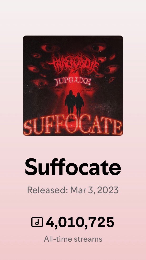 THREEORDIE's tweet photo. 4million Streams on Spotify big THANK YOU to everyone that has supported this tune, @Jupiluxe we made one hell of a song 🫶 https://t.co/DHh68nNJts