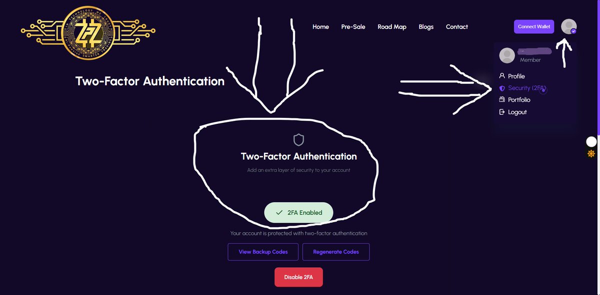 #ZPZcoin holders can now enable two-factor authentication for added security.