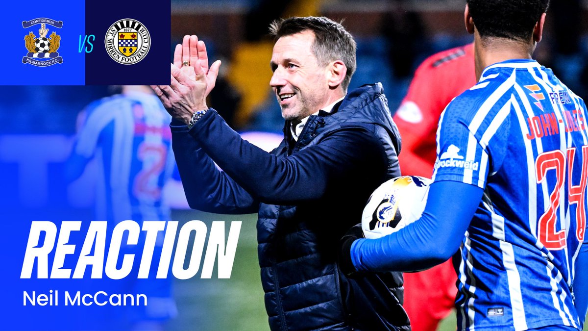 Neil McCann reacts to tonight's 4-3 victory against St Mirren 🗣️

➡️ tv.kilmarnockfc.co.uk/videos/1400088…