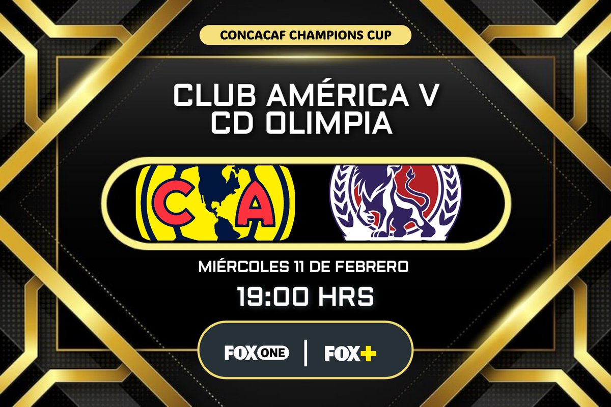 JGSands_'s tweet photo. 🌎 | #ChampionsCup
Club América v CD Olimpia
Miércoles 11 de Febrero
⏱️ | 19:00 Hrs 🇲🇽
📺 | #FOXPlus
💻 | #FOXOne
🎙️ | @LopezElizondo11
🎙️ | @RusoEl23
🎙️ | @rafapuente_espn
🎙️ | @_NataliaLeon_
🎙️ | @chato_jc
#CONCACAF https://t.co/K6TM2JhD04