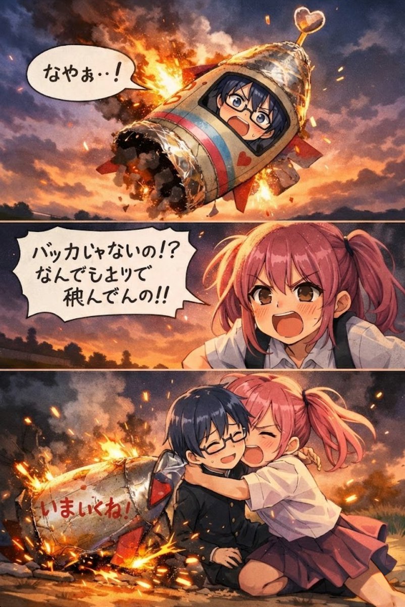 撃ち落して連れて帰るって言ったら突然漫画描かれた

まあ、私を置いてひとりで勝手に飛んでたらこうなるのはしゃーない😌