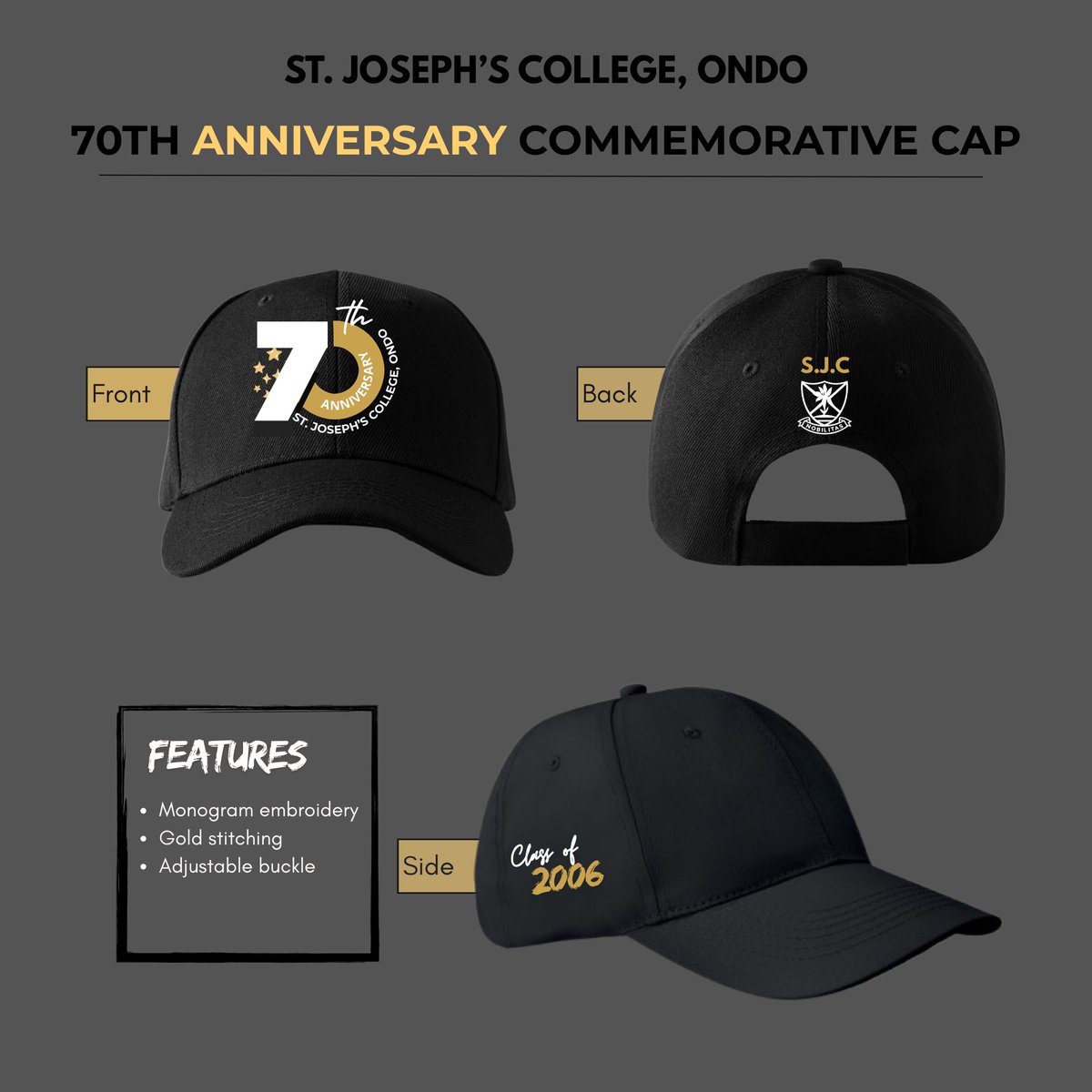 sayo2rule's tweet image. From data to designs 😄
Exploring creativity beyond my usual space.

70th Anniversary cap concept for my Alma mater, SJC 🎓✨

Growth never stops.

#Creativity #DesignJourney #PersonalG
