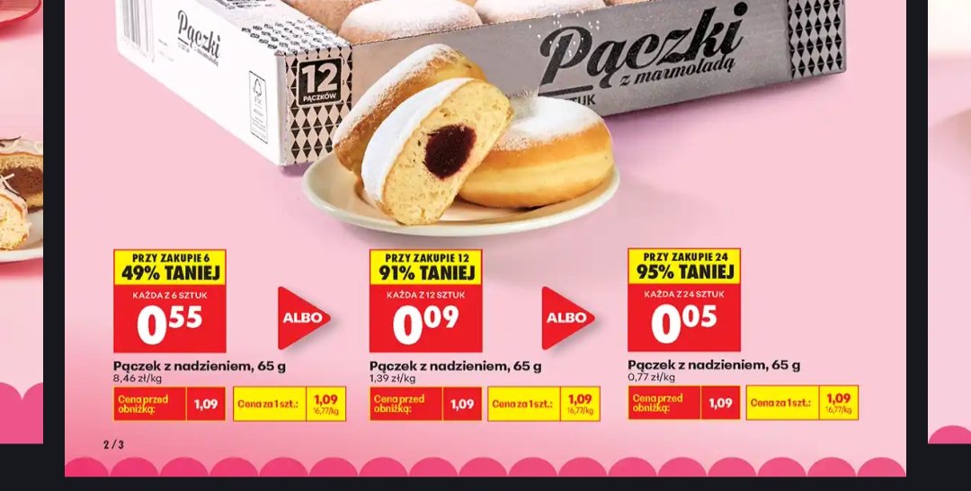 PĄCZKI W BIEDRONCE PO 5 GROSZY 💀