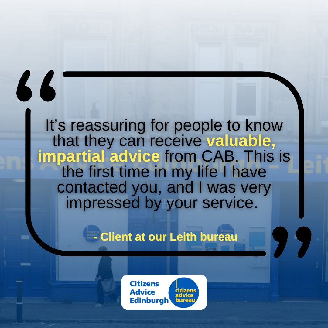Citizens Advice Edinburgh tweet media