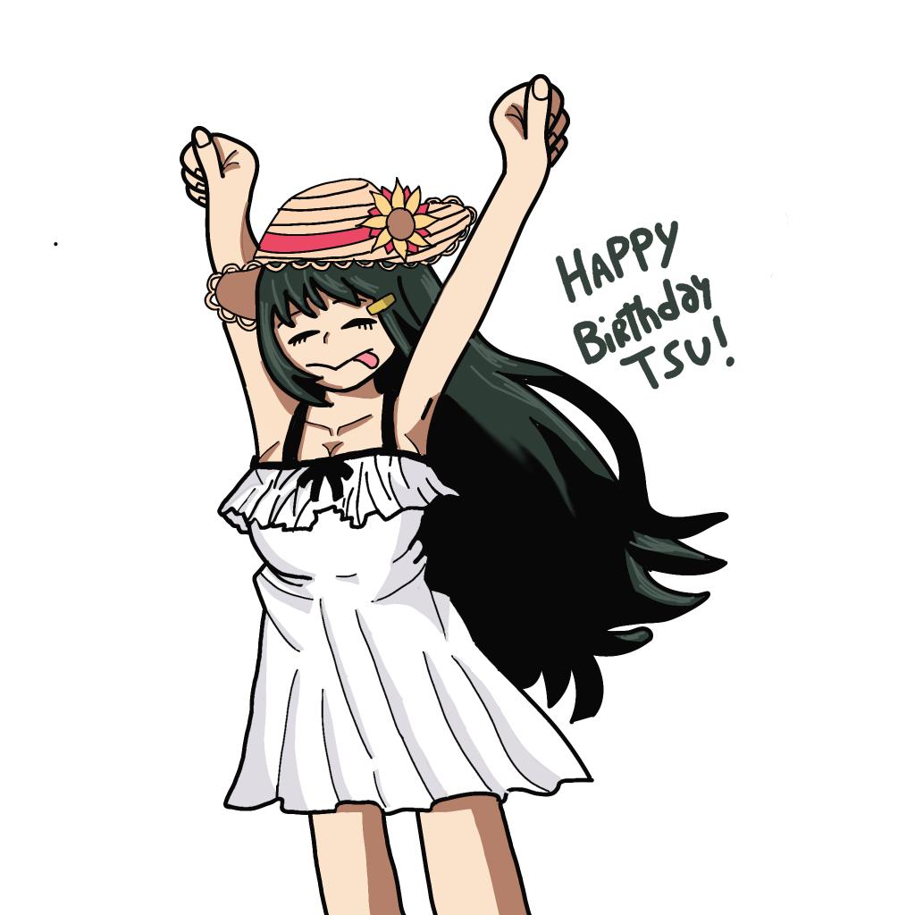 A little late, but our favorite little frog's birthday arrived!!#TsuyuAsui #Froppy #MHA #BNHA