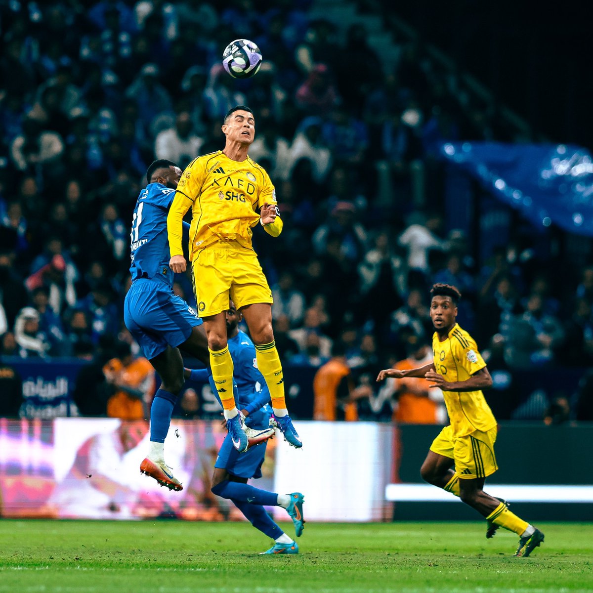 🚨🗣 Prince Al-Waleed bin Badr:

"In the Al-Nassr vs Al-Hilal match… if Al-Nassr commits a foul, the camera captures it from a distance, but if Al-Hilal commits a foul, 50,000 cameras capture it. They want us to be silent and blind."😂😂😂