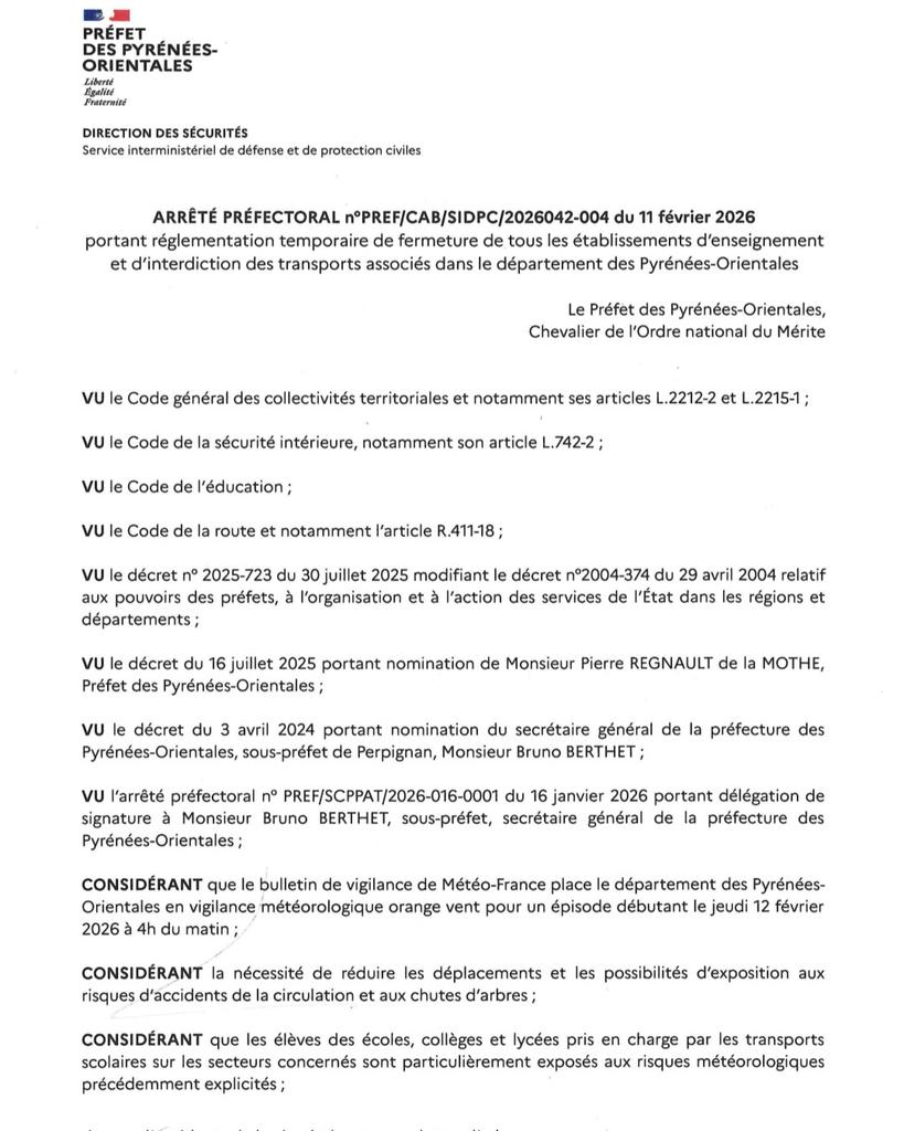 Préfet des Pyrénées-Orientales tweet media