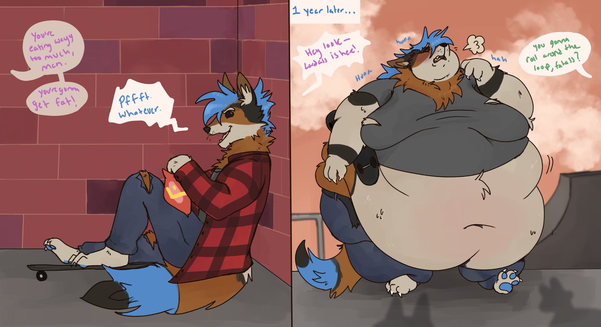 Keter may not have minded his diet, but I'm sure he'll keep rolling! One way or another, at least~

Commission for the wonderful <a href="/DeltaWave0x/">DeltaWave0x 🇮🇹</a>!