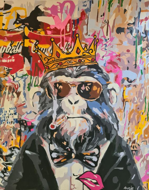 Art of the Day! "Monkey Boss". Buy at: ArtPal.com/ripleyarcher?i…