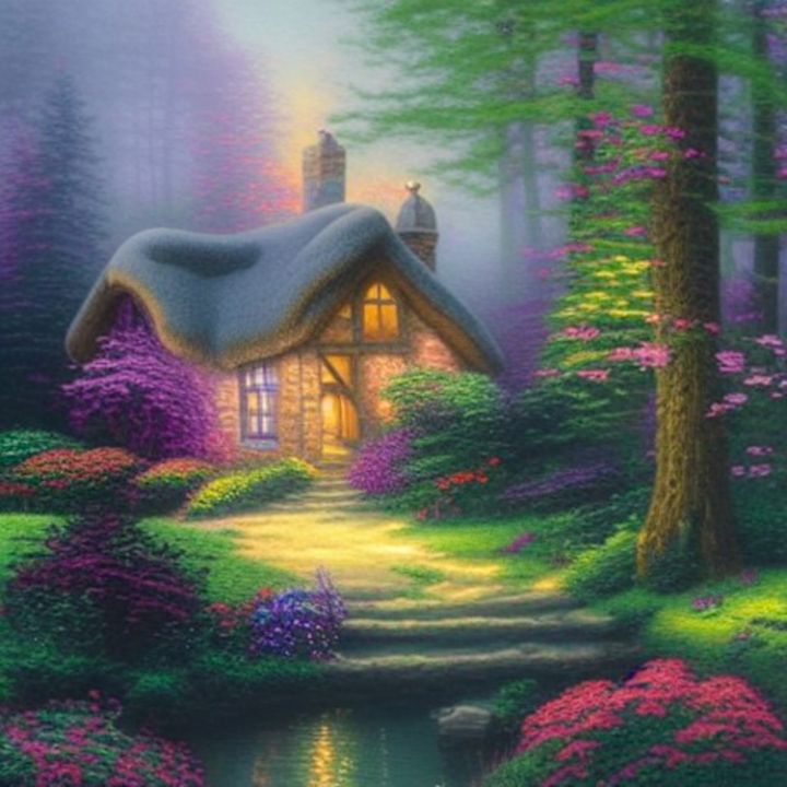 KlassicWizard's tweet photo. Art of the Day! "Thomas's KinKottage". Buy at: https://t.co/LqtOguekwV https://t.co/10zTCkgy0u
