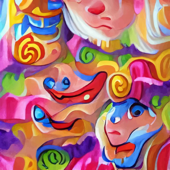 AerodynColor's tweet photo. Art of the Day! "FACES by AeroDyn". Buy at: https://t.co/2oMMKqx3fB https://t.co/eD9NRMO7P6