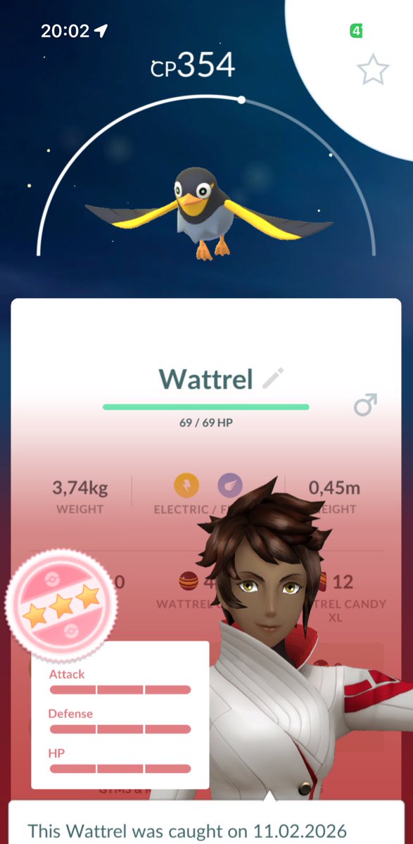 Martitulaa's tweet photo. Hundo Wattrel! ✨
#PokemonGO https://t.co/FrkQqDAyTt