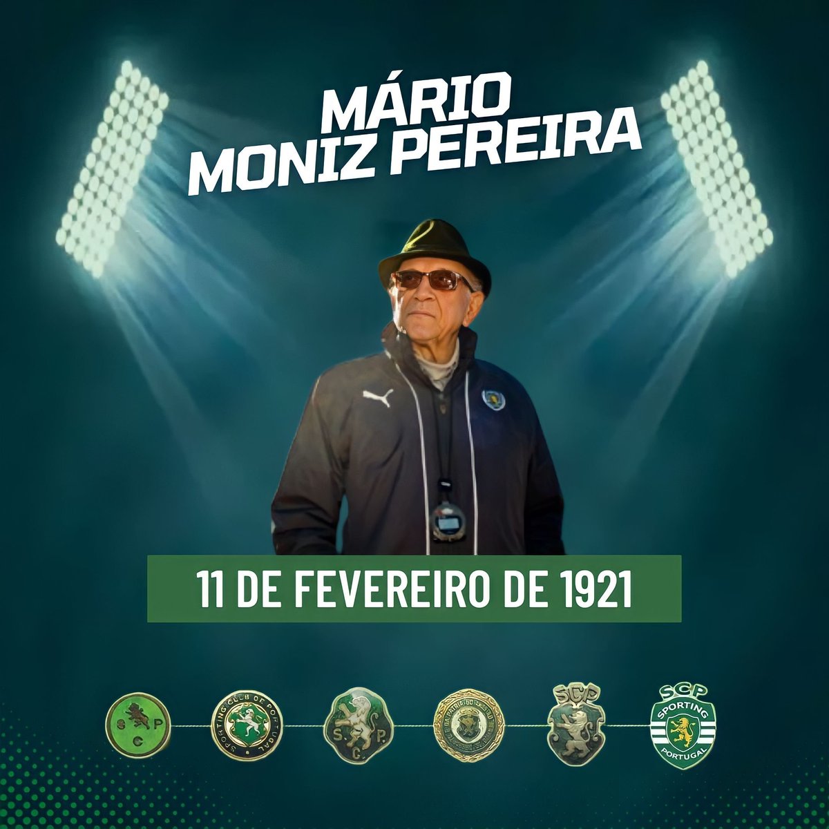 ⌛🏃‍♂️#NesteDiaSCP
🗓️ 11 de Fevereiro de 1921
O nosso eterno MONIZ PEREIRA faria hoje 105 anos.
O "Sr Atletismo" foi o maior impulsionador do atletismo nacional, formando vários atletas campeões e recordistas. 🙏🙏

#Sporting #SportingCP <a href="/SportingCP/">Sporting CP</a> 
+ 👇